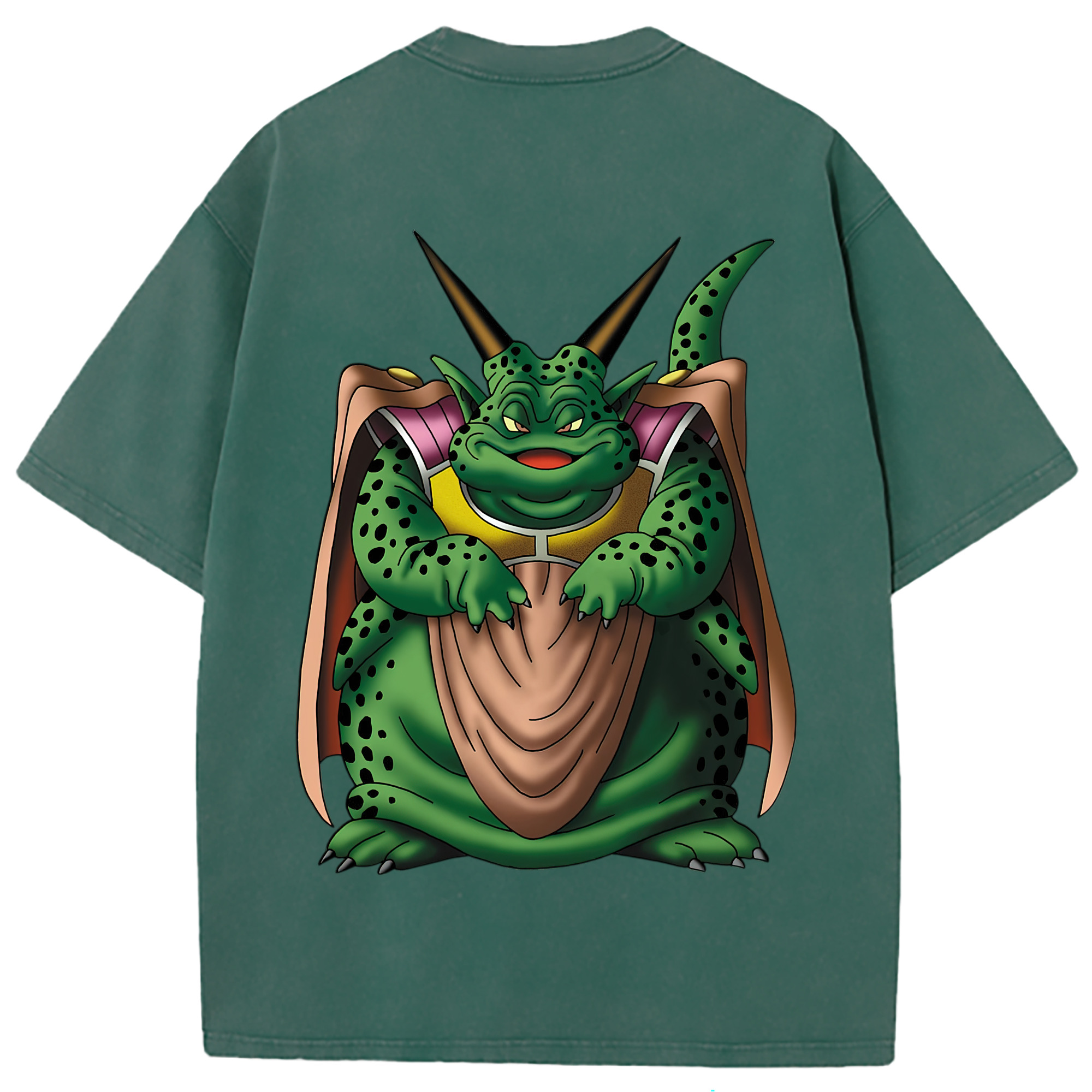 （画像用） ドラゴンクエスト Doragon Kuesuto Dragon Quest 綿100% ヴィンテージ風 半袖Tシャツ（背面プリント）